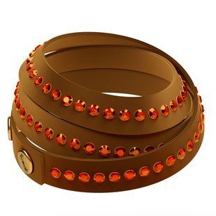 Браслет. Smoked Topaz. Артикул 2561-BRST, Топаз, Swarovski