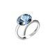 Кольцо из серебра 925 пробы с Светлым Сапфиром Swarovski (P1122SS47LS)