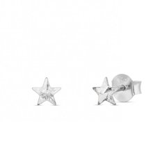 Сережки гвоздики з срібла 925 проби з Фіанітами Swarovski (K47455С), Фіаніт, Swarovski