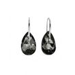 925 Sterling Silver Earrings with Silver Night Crystals of Swarovski (KW610622SN)