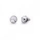 Серьги гвоздики с серебра 925 пробы с Фианитами Swarovski (K1122SS47C)
