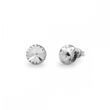 Сережки гвоздики зі срібла 925 проби з Фіанітами Swarovski (K1122SS39C)