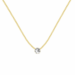925 Sterling Silver Pendant with Chain with Crystal Crystal of Swarovski (NG1088PP31C-L), Crystal, Swarovski