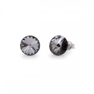 Сережки гвоздики зі срібла 925 проби з Олександритами Swarovski (K1122SS47SN), Олександрит, Swarovski