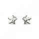 Серьги гвоздики с серебра 925 пробы с Фианитами Swarovski (K474510C)