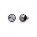 Сережки гвоздики зі срібла 925 проби з Олександритами Swarovski (K1122SS47SN)