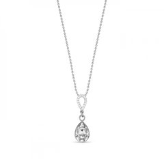 925 Sterling Silver Pendant with Chain with Crystals of Swarovski (NCL432010C), Crystal, Swarovski