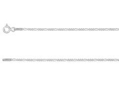 Ланцюжок зі срібла 925 проби 1.3мм плетіння Фігаро/Картьє 3+1 40см (C1340F), Ювелірні прикраси