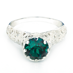 Каблучка. Emerald. Артикул 6868-EM, Swarovski