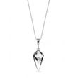 925 Sterling Silver Pendant with Chain with Crystal of Swarovski (N473123C)