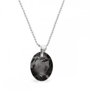 Кулон з ланцюжком з срібла 925 проби з Олександритом Swarovski (N691026SN), Олександрит, Swarovski