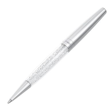 copy_Серебристая ручка с кристаллами Swarovski