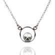 925 Sterling Silver Chain with Pendant with crystal of Swarovski (NOM1122SS29C)