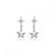925 Sterling Silver Earrings with Crystals of Swarovski (KC474510C)