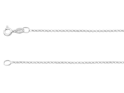 Ланцюжок зі срібла 925 проби 1.4мм плетіння Бельцер 45см (C1445B), Ювелірні прикраси