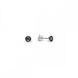 925 Sterling Silver Studs with Silver Night Crystals of Swarovski (K2038SS10SN)