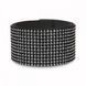 Alcantara Bracelet with Jet Crystals of Swarovski (BMESH12CZJ)