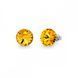 925 Sterling Silver Studs with Sunflower Crystals of Swarovski (K1122SS47SF)