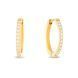 Сережки зі сталі з Фіанітами Swarovski (SGK002C-M), Фіаніт, Swarovski