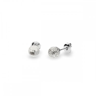 Сережки гвоздики з срібла 925 проби з Фіанітами Swarovski (K48696C), Фіаніт, Swarovski