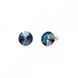 Серьги гвоздики с серебра 925 пробы с Сапфирами Swarovski (K1122SS39DB)
