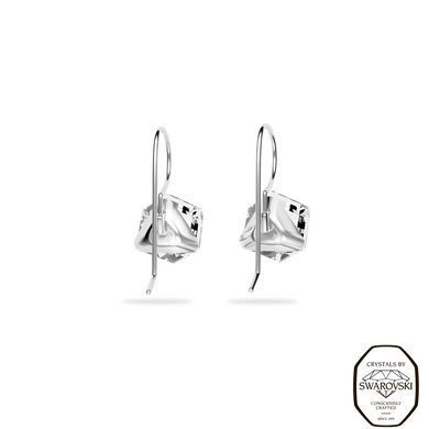 Сережки зі срібла 925 проби з Кристалами Swarovski (KW48418C), Фіаніт, Swarovski