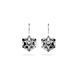 Сережки зі срібла 925 проби з Кристалами Swarovski (KW48418C), Фіаніт, Swarovski