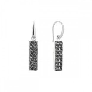 Сережки з срібла 925 проби з Олександритами Swarovski (KWFMP1SN), Олександрит, Swarovski