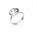 Каблучка з срібла 925 проби з Фіанітом Swarovski (62610-C)