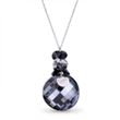 925 Sterling Silver Pendant with Chain with Silver Night Crystal of Swarovski (NP6621SN)