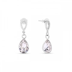 925 Sterling Silver Earrings with Crystals of Swarovski (KCL432010C), Crystal, Swarovski