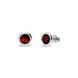 925 Sterling Silver Studs with Siam Crystals of Swarovski (KR1122SS29SI)