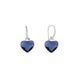 Сережки зі срібла 925 проби з Сапфірами Swarovski (KW2808DB)