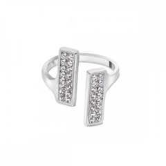 925 Sterling Silver Ring with Crystal Crystals of Swarovski (PFMP1C), Crystal, Swarovski, Adjustable