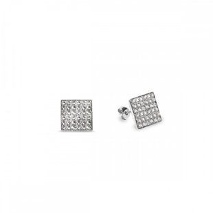 Сережки гвоздики зі срібла 925 проби з Фіанітами Swarovski (KFM6C), Фіаніт, Swarovski