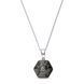 Кулон з ланцюжком з срібла 925 проби з Олександритом Swarovski (N4681SN)