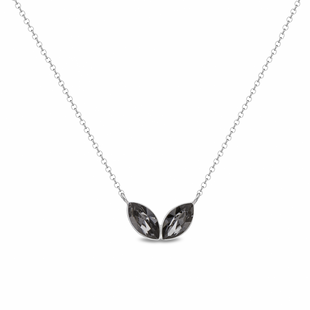 Кулон з ланцюжком з срібла 925 проби зі Олександритами Swarovski (NP422810SN), Олександрит, Swarovski