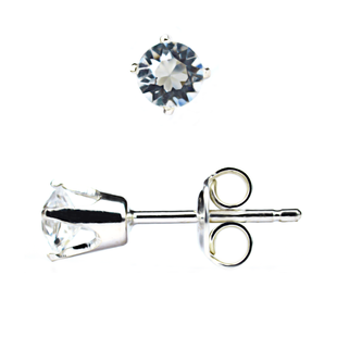 Серьги гвоздики. Crystal. Артикул 61563-C, Фианит, Swarovski