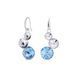 Сережки зі срібла 925 проби з Фіанітами Swarovski (KW11223AQC)